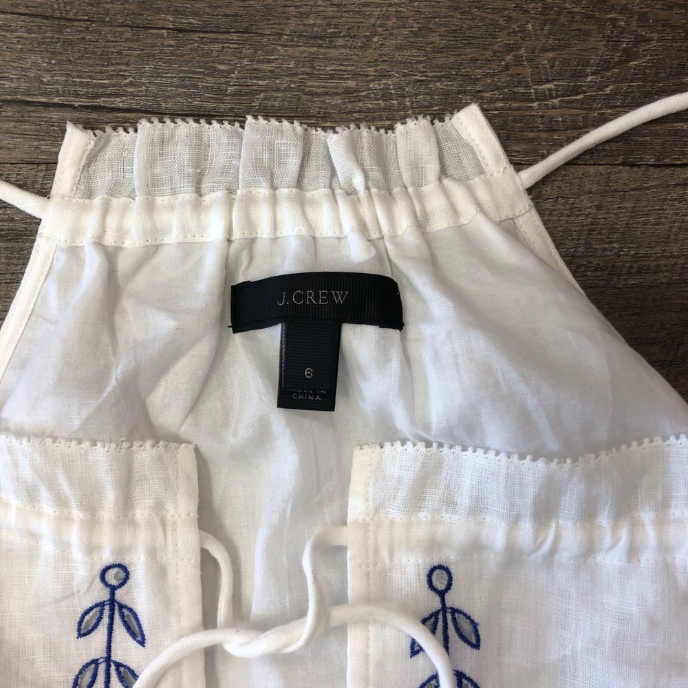 J. Crew Linen Dress - 6 - Picture 4 of 5
